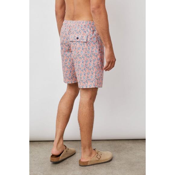 Rails Kian Scattered Posy Peach Floral Mens Swim Shorts Size 2X NWT - Picture 4 of 16